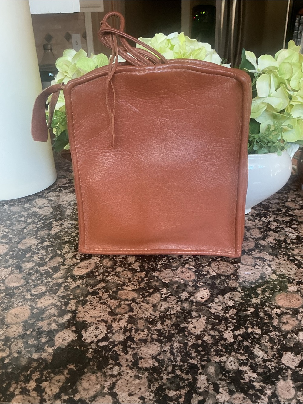Vintage Men’s Leather Toiletry Bag And Accessories Leachman Friesen New